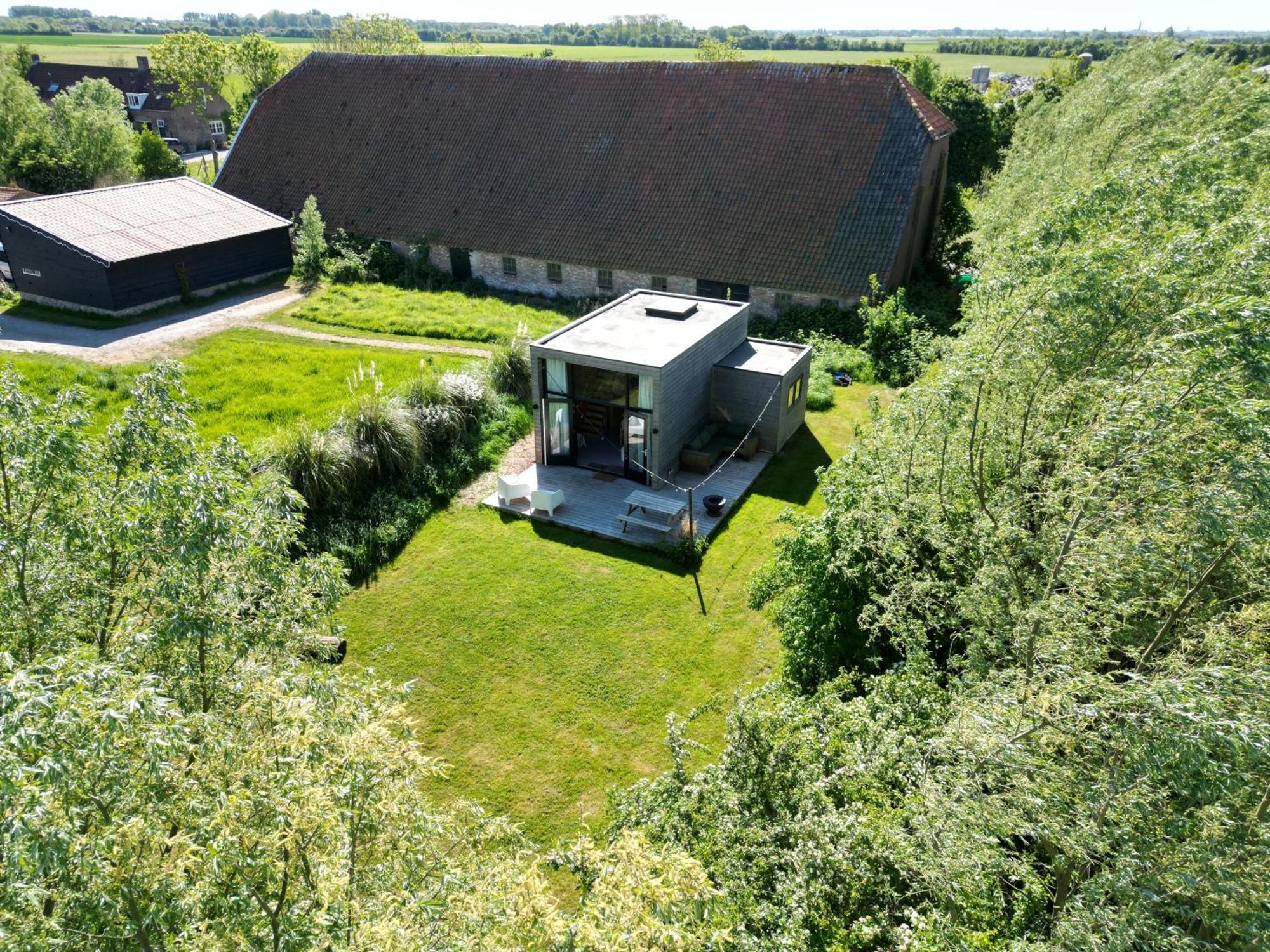Tiny House Lantliv Oostkapelle, Bij De Boer Βίλα Εξωτερικό φωτογραφία